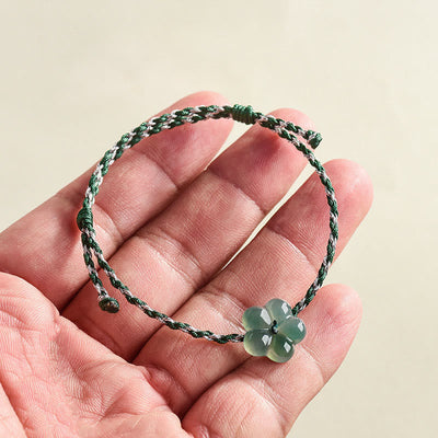 FREE Today: Luck and Prosperity  Natural Flower Jade Hand-Woven Bracelet - image 8