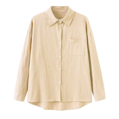 Buddha Stones 2Pcs Long Sleeve Shirt Top With Pockets Drawstring Pants Meditation Cotton Clothing Women's Set - image 14