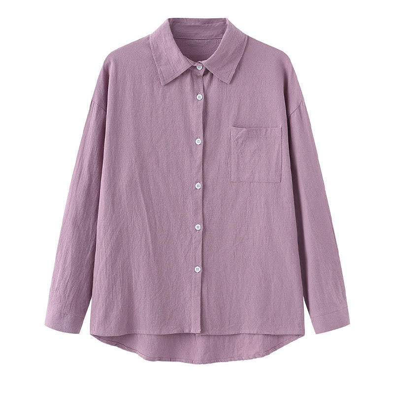 Buddha Stones 2Pcs Long Sleeve Shirt Top With Pockets Drawstring Pants Meditation Cotton Clothing Women's Set - image 56