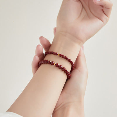 Buddha Stones "Wishing Protection and Energy" Cinnabar Bracelet Includes Gift Message Card - image 30