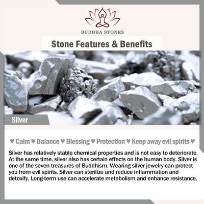 Buddha Stones 925 Sterling Silver Year Of The Horse Red Agate Hetian Jade Confidence Bracelet - image 8