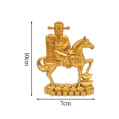 Buddha Stones Chinese Zodiac Year Of The Horse Attract Fortune Prosperity Home Decoration - Horse God of Wealth 7*10cm - image 19