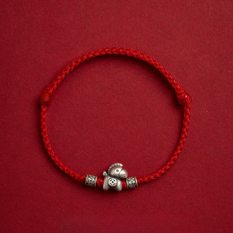 Buddha Stones "Wishing You Wealth and Protection" Year of the Horse String Includes Gift Message Card - image 3