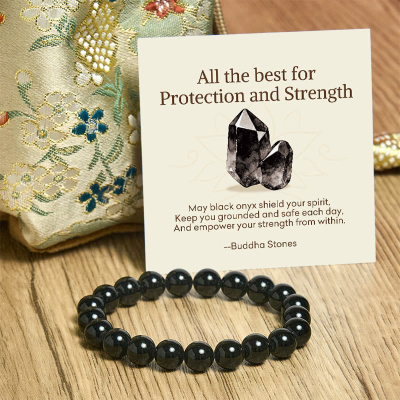 Buddha Stones "All the Best for Love and Harmony" Stone Quartz Bracelet Includes Gift Message Card - image 84