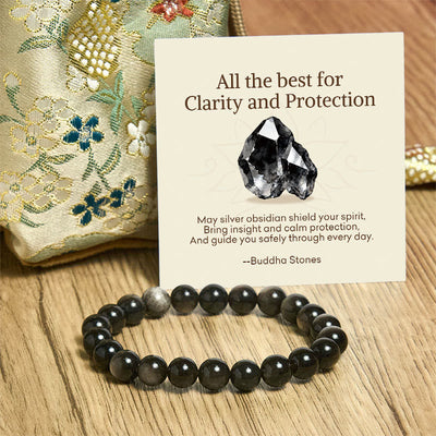 Buddha Stones "All the Best for Love and Harmony" Stone Quartz Bracelet Includes Gift Message Card - image 18