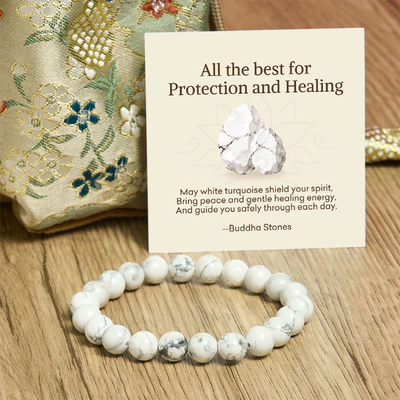 Buddha Stones "All the Best for Love and Harmony" Stone Quartz Bracelet Includes Gift Message Card - image 36
