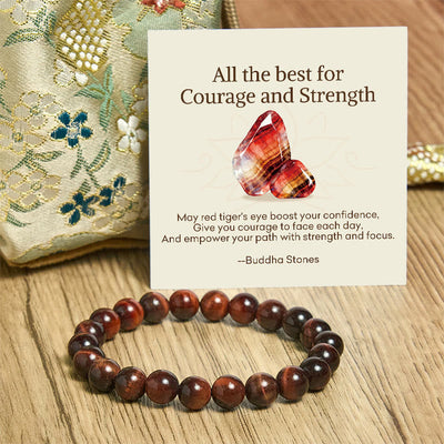 Buddha Stones "All the Best for Love and Harmony" Stone Quartz Bracelet Includes Gift Message Card - image 60