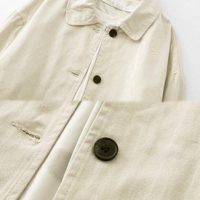 Buddha Stones Commute Patchwork Design Cotton Women's Jacket With Pockets - image 10
