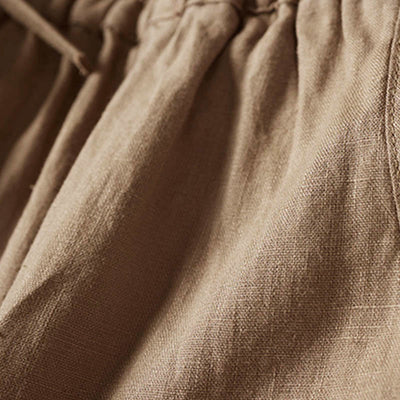 Buddha Stones Summer Small Flower Embroidery  Harem Pants With Pockets - image 7