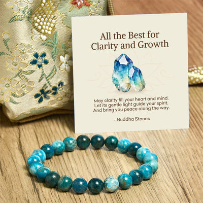 Buddha Stones "All the Best for Love and Harmony" Stone Quartz Bracelet Includes Gift Message Card - image 96