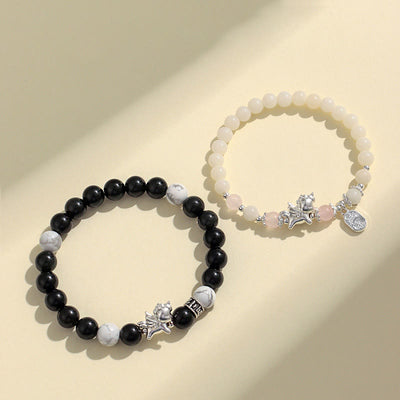 Buddha Stones 999 Sterling Silver Year Of The Horse Natural Black Obsidian Bodhi Seed Strength Bracelet - image 14