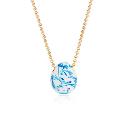 Buddha Stones Copper Wealth Healing Water Drop Shape Pendant Necklace - image 4