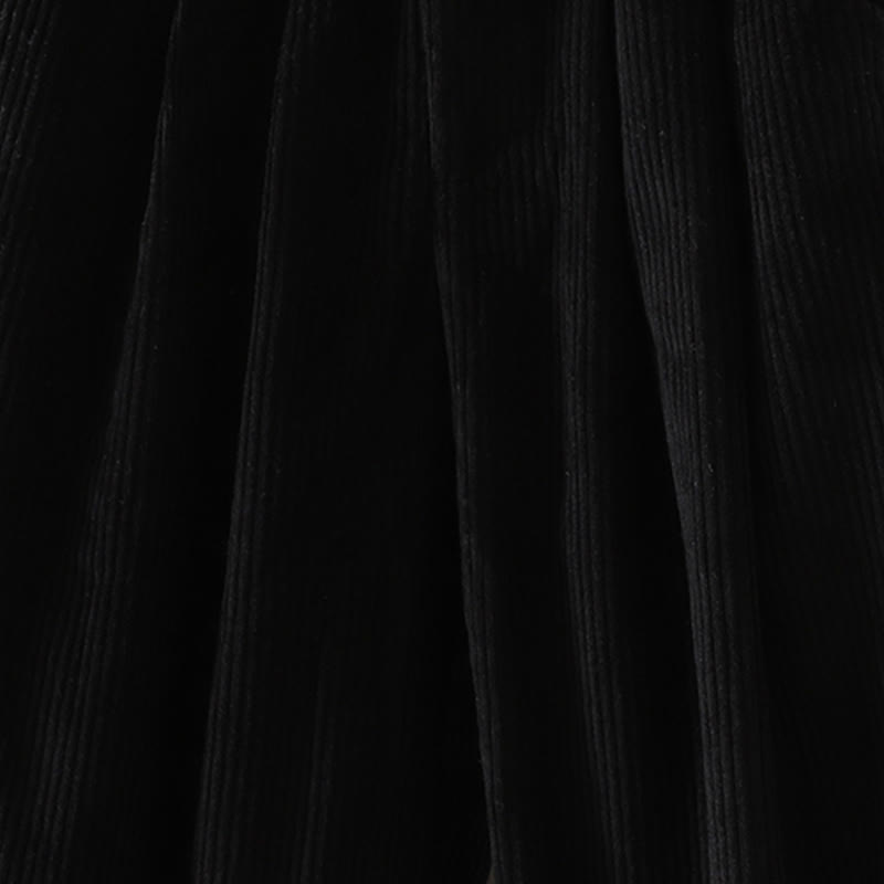 Buddha Stones Women's Winter Plain Corduroy  High Waist Fleece-Lined Harem Pants With Pockets - image 15