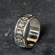 Foviel Der Herr des Korps Wald Kupfer Skull Neuanfang Ring