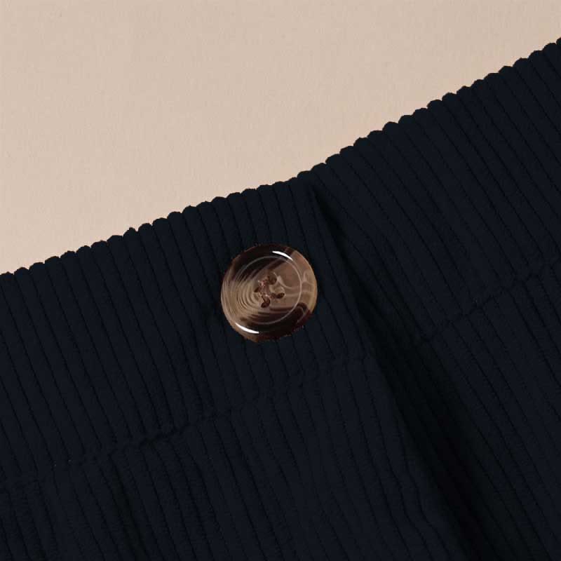 Buddha Stones Casual Corduroy Straight-leg Women's Pants With Pockets - image 10