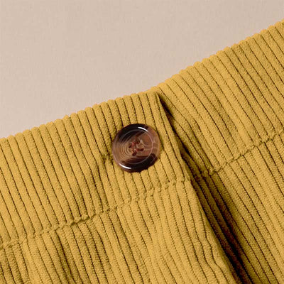 Buddha Stones Casual Corduroy Straight-leg Women's Pants With Pockets - image 16