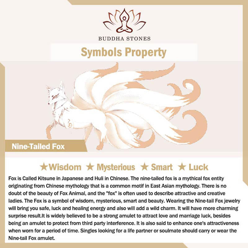 Buddha Stones Nine Tailed Fox South Red Agate Success Bracelet - image 9