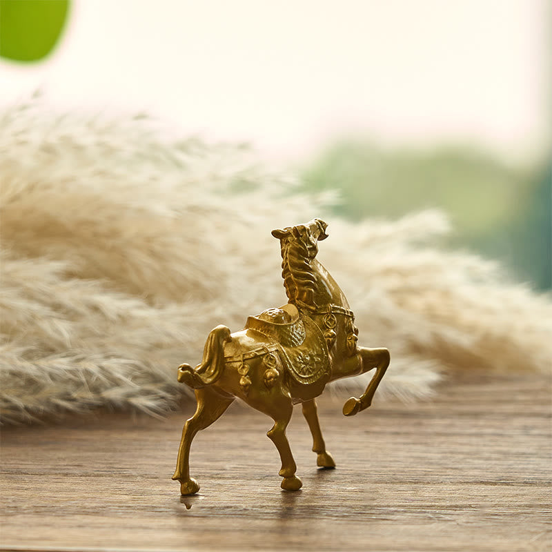 Buddha Stones Year of the Horse Ingot Success Alloy Home Decoration - image 4