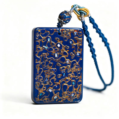 Buddha Stones Handcrafted Lacquer Craft Sandalwood Protection Pendant Necklace - image 20