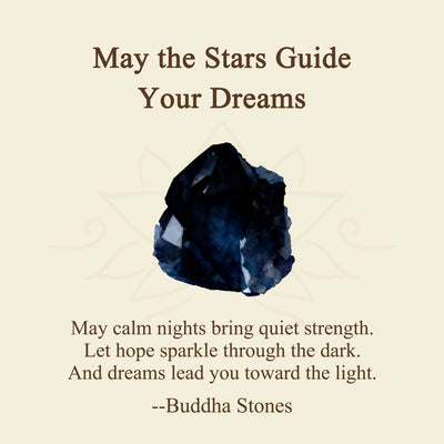 Buddha Stones "May the Stars Guide Your Dreams" Cat Sandstone Necklace Includes Gift Message Card - image 2