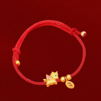 Buddha Stones 925 Sterling Silver Year Of The Horse Lucky Fortune Red String Strength Bracelet - image 8