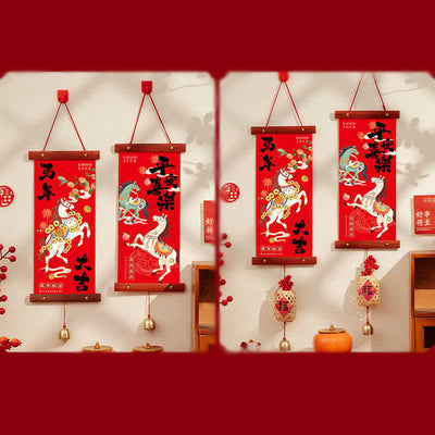 Buddha Stones Year of the Horse Chinese New Year Spring Festival Good Fortune Hanging Decoration - image 14