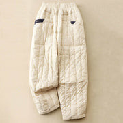 Foviel MIL Damen Winter Thermal Patchwork Hose mit Taschen