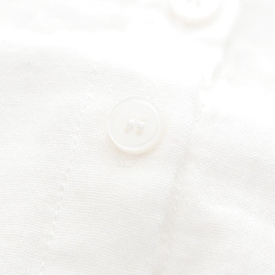 Buddha Stones Fall White Green Grass Buttons Women's Cotton Long Sleeve Shirt - image 10