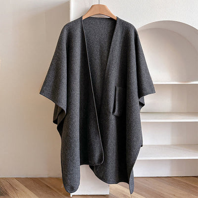 Buddha Stones Winter Solid Color Warm Cozy Split Scarf Shawl - image 18