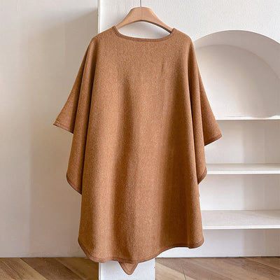 Buddha Stones Winter Solid Color Warm Cozy Split Scarf Shawl - image 5