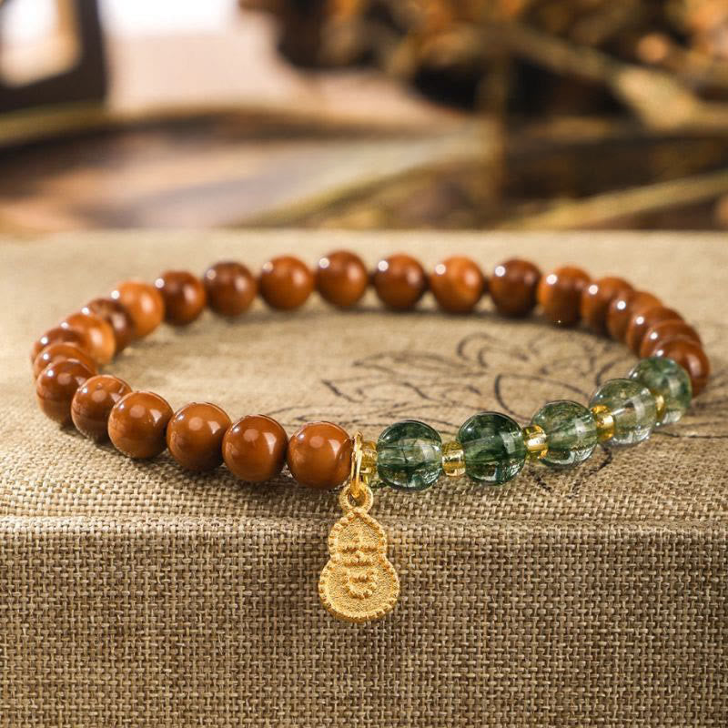 Buddha Stones Kuka Seed Green Phantom Ward Off Evil Spirits Bracelet - Kuka Seed Green Phantom(Wrist Circumference: 16-17cm) - image 0