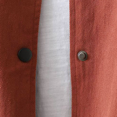Buddha Stones Fall Button Down Women's Cotton Long Sleeve Outerwear Jacket With Pockets - image 3