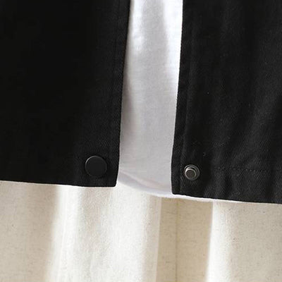Buddha Stones Fall Button Down Women's Cotton Long Sleeve Outerwear Jacket With Pockets - image 30