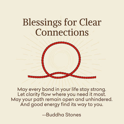 Buddha Stones "Blessings for Clear Connections" 925 Sterling Silver Lucky Golden Bead String Bracelet Anklet Includes Gift Message Card - image 2