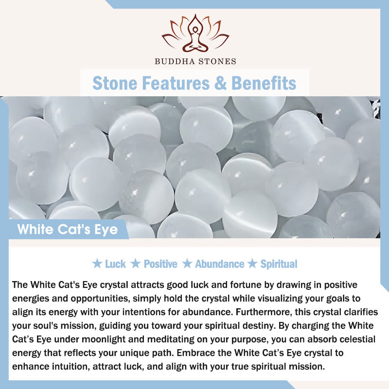 FREE Today: Abundance and Spiritual White Cat's Eye Cuff Bangle Bracelet - image 5