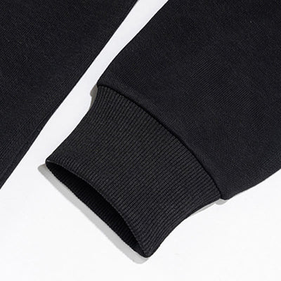 Buddha Stones Fall Polo Collar Button Men's Sweatshirt Cotton Pullover - image 10