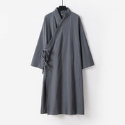Foviel Wudang Traditional Tai Chi Martial Arts Ceremony Long Sleeve Men's Taoist Long Robe
