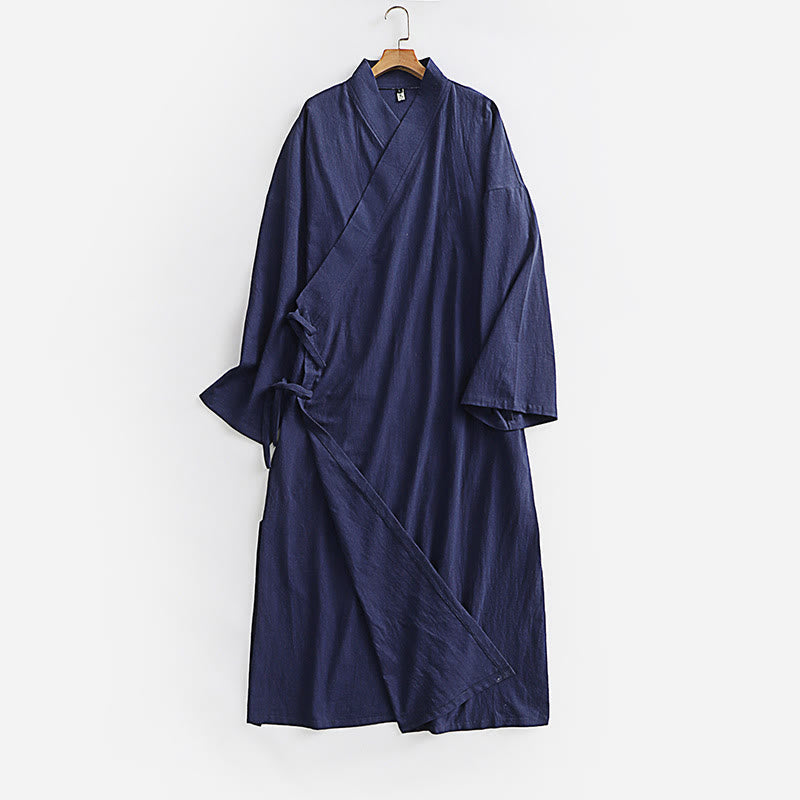 Buddha Stones Wudang Traditional Tai Chi Martial Arts Ceremony Long Sleeve Men's Taoist Long Robe - image 4