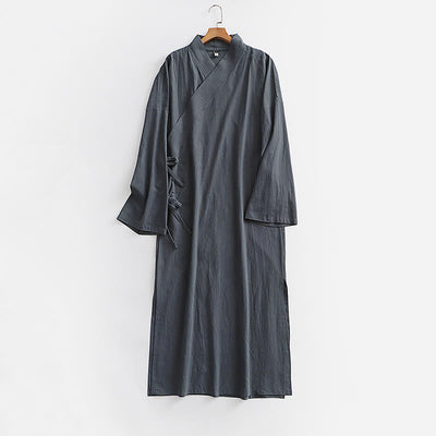 Buddha Stones Wudang Traditional Tai Chi Martial Arts Ceremony Long Sleeve Men's Taoist Long Robe - image 6