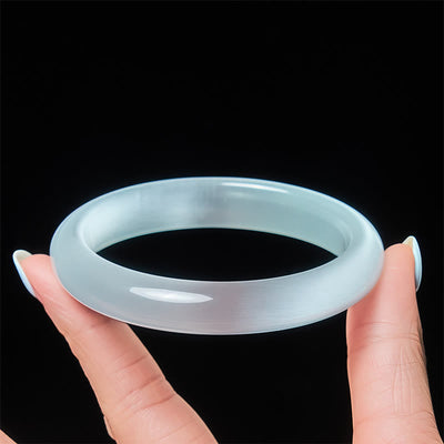 FREE Today: Abundance and Spiritual White Cat's Eye Cuff Bangle Bracelet - image 3