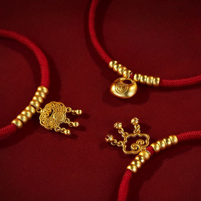 Buddha Stones Red String Peach Wood Bead Protection Adjustable Cats Small Dogs Pet Collar - image 11