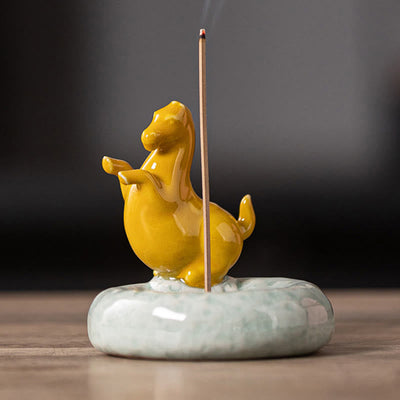 Buddha Stones Year Of The Horse 2026 New Year Home Decoration Incense Burner - Yellow Standing Horse(7.4*7.4*7.2CM) - image 19