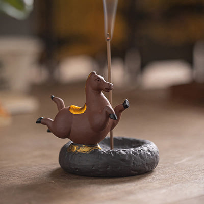 Buddha Stones Year Of The Horse 2026 New Year Home Decoration Incense Burner - image 2