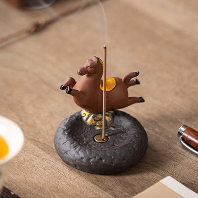 Buddha Stones Year Of The Horse 2026 New Year Home Decoration Incense Burner - image 3