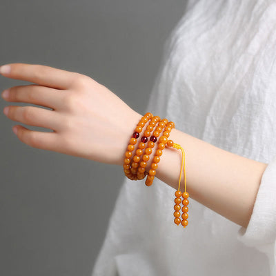 FREE Today: Meditation Tibetan Amber Round Bead Mala - image 8