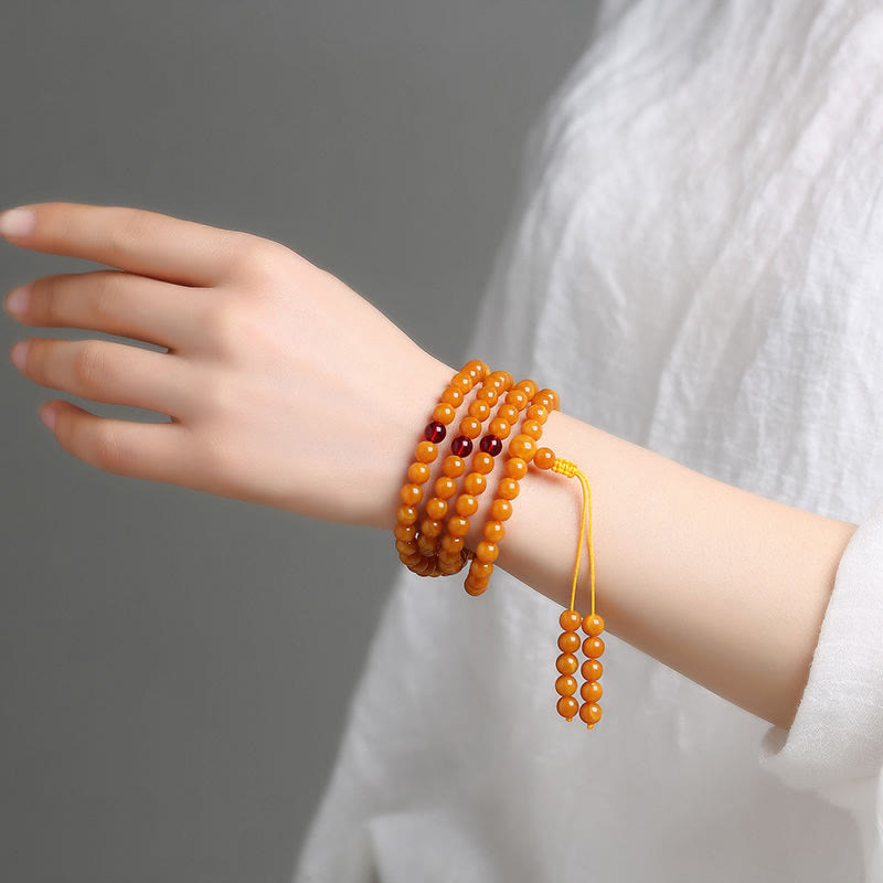 FREE Today: Meditation Tibetan Amber Round Bead Mala - image 8