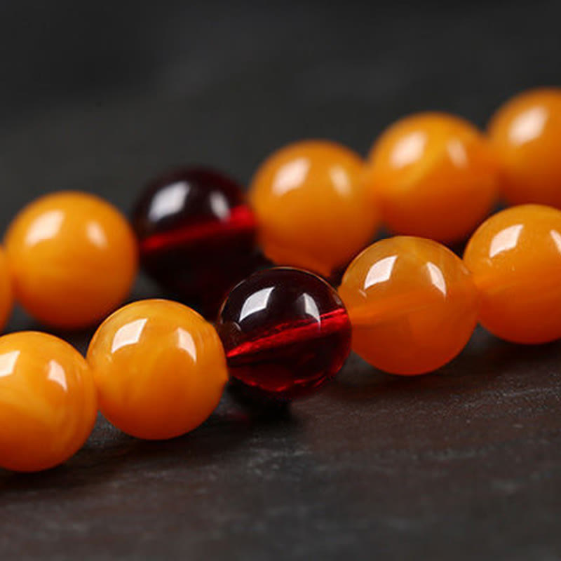FREE Today: Meditation Tibetan Amber Round Bead Mala - image 5