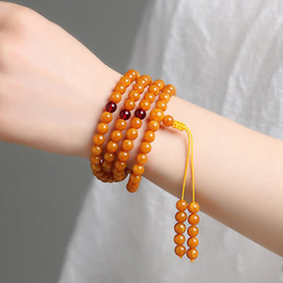 FREE Today: Meditation Tibetan Amber Round Bead Mala - image 6