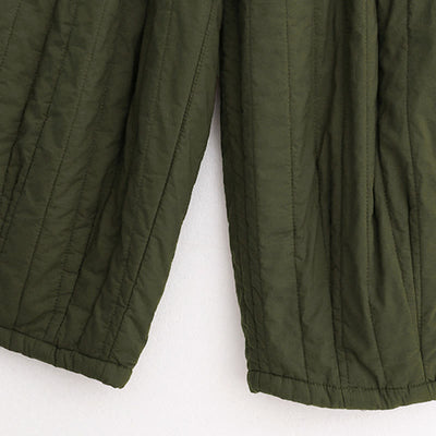 Buddha Stones Winter Plain Color Blocking Design Cotton Women's Harem Pants With Pockets - image 24