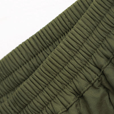 Buddha Stones Winter Plain Color Blocking Design Cotton Women's Harem Pants With Pockets - image 27